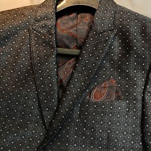 Awesome black nice pattern Tallia sport coat